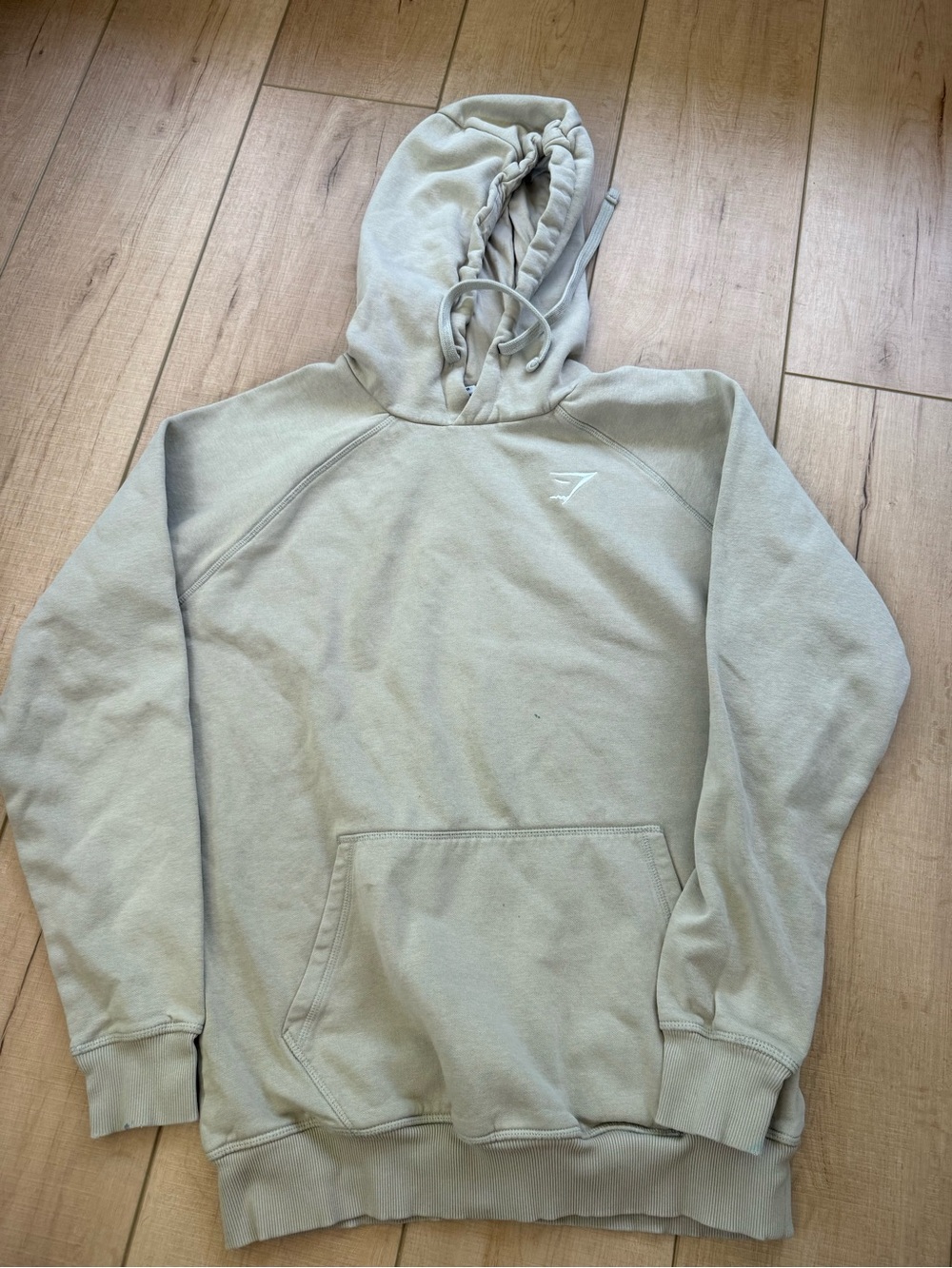 Gymshark Light Sage Green Hoodie for Men